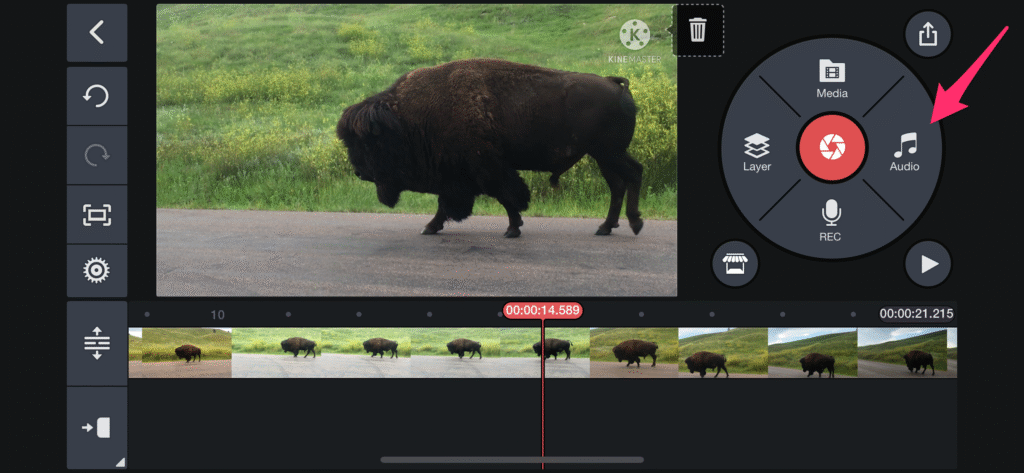 Adding audio into video